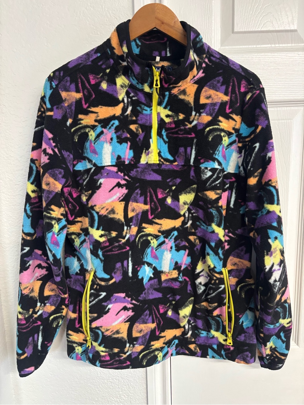 Chubbies Mens‎ The Show Stopper Low Pile Fleece Quarter Zip Size L